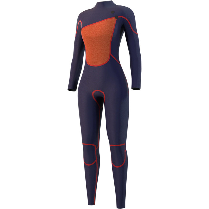 2023 Mystic Womens The One 4/3mm Zipfree Wetsuit 35000.230122 - Black